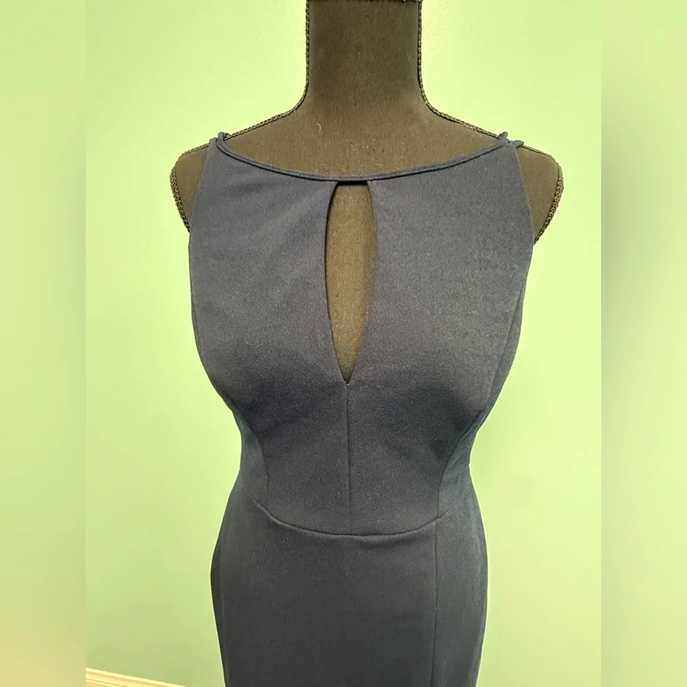 After six bridesmaids dress 6801 in midnight size s. - Picture 2 of 5